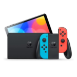 Nintendo Switch OLED Console 64GB Blue and Red Joy Con (Pre-owned)