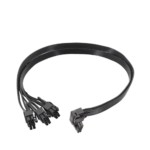 Pi+® (PiPlus®) 3XCPU 8Pin To 16Pin Male PCI-E 5.0 12VHPWR Elbow Adapter Cable