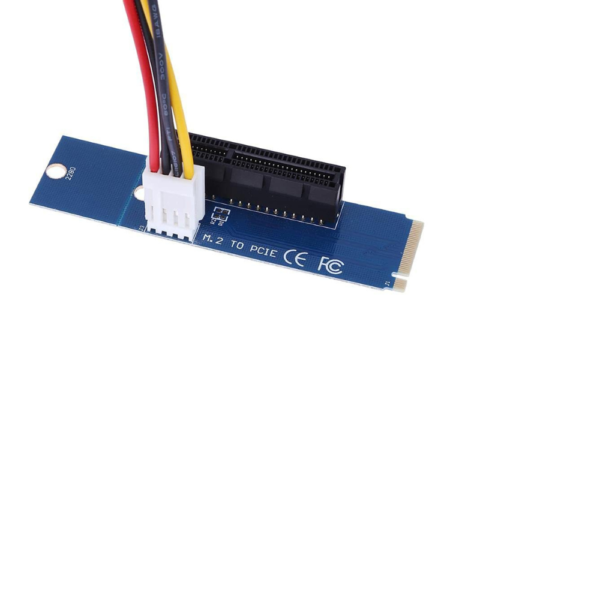 Pi+® (PiPlus®) NGFF M2 to PCI-e 4X 1X Slot Riser Card-PCIE 3.0