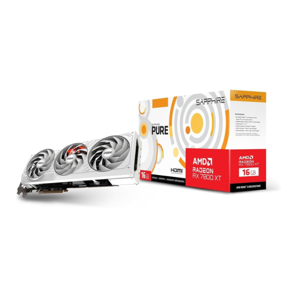 Sapphire Pure AMD Radeon RX 7800 XT OC 16GB GDDR6 (11330-03-20G) Graphics Card (Pre-owned) - Image 2