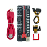 Pi+® (PiPlus®) PCIe Adapter Clips for USB 3.0 PCI-E 1x to 16x Riser Board Cable Extenders